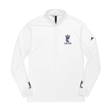 Load image into Gallery viewer, Embroidered Crown Quarter-Zip Pullover