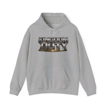 Load image into Gallery viewer, Kingdom Duty Hoodie — Metallic Logo Christian Faith Pullover