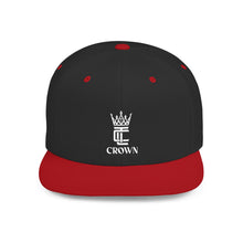 Load image into Gallery viewer, King Crown Flat Bill Snapback Hat — Embroidered Royal Logo Cap