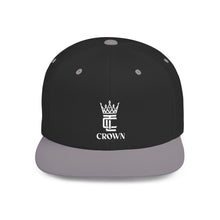 Load image into Gallery viewer, King Crown Flat Bill Snapback Hat — Embroidered Royal Logo Cap
