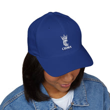 Load image into Gallery viewer, Embroidered Crown Logo Cap — Structured Closed-Back Baseball Hat