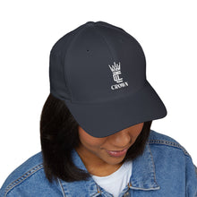 Load image into Gallery viewer, Embroidered Crown Logo Cap — Structured Closed-Back Baseball Hat