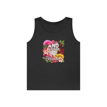Load image into Gallery viewer, And Blessed She Believed Floral Tank Top