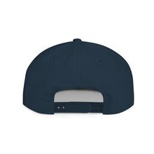 Load image into Gallery viewer, King Crown Flat Bill Snapback Hat — Embroidered Royal Logo Cap