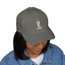 Load image into Gallery viewer, Embroidered Crown Logo Cap — Structured Closed-Back Baseball Hat