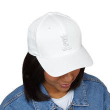 Load image into Gallery viewer, Embroidered Crown Logo Cap — Structured Closed-Back Baseball Hat
