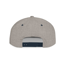 Load image into Gallery viewer, Crown Transportation &amp; Logistics Flat Bill Snapback Hat — White Embroidered Logo Cap
