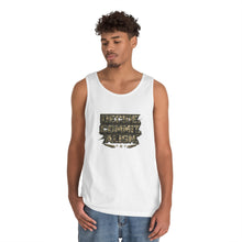 Load image into Gallery viewer, Tank Top — 'Defend, Commit, Align' Military Camo Graphic Tank

