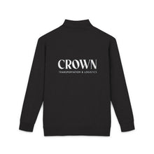 Load image into Gallery viewer, Embroidered Cozy Quarter-Zip Fleece Pullover — Minimal Pocket Cat Design
