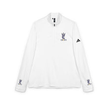 Load image into Gallery viewer, Embroidered Crown Quarter-Zip Pullover

