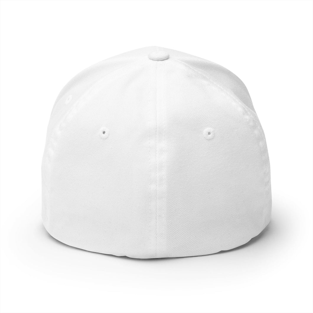Embroidered Crown Logo Cap — Structured Closed-Back Baseball Hat