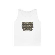 Load image into Gallery viewer, Tank Top — 'Defend, Commit, Align' Military Camo Graphic Tank
