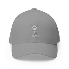 Load image into Gallery viewer, Embroidered Crown Logo Cap — Structured Closed-Back Baseball Hat
