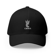 Load image into Gallery viewer, Embroidered Crown Logo Cap — Structured Closed-Back Baseball Hat
